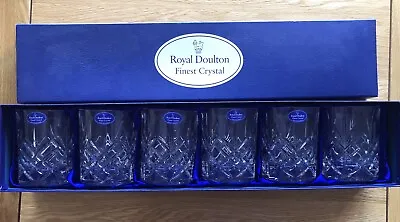 Buy Royal Doulton Finest Crystal 6x Tumbler Set: Cichat • 100£