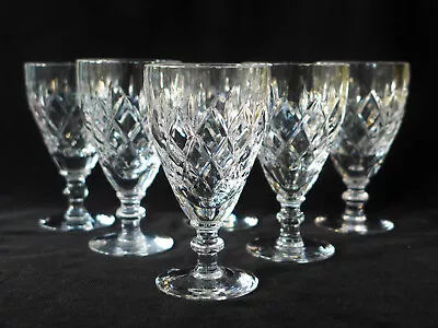 Buy Set Of Six Royal Doulton Rcd40 Pattern Wine Glasses In Excellent Used Condition • 30£