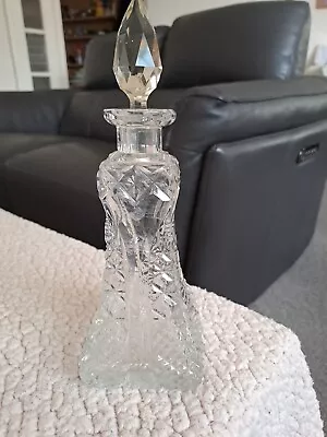 Buy Wonderfull Vintage Cut Glass Perfume Bottle • 6£