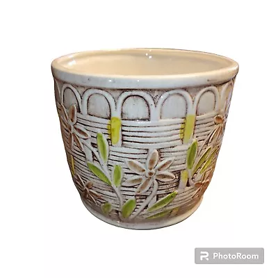 Buy Treasure Craft USA Wildflower Ceramic PLANTER MCM 70's Vintage • 23.62£