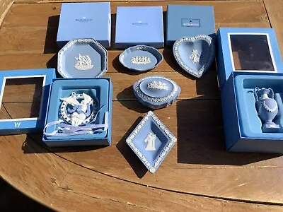 Buy Vintage Wedgewood Jasperware Blue Collection NO RESERVE SELLING NOW • 20£
