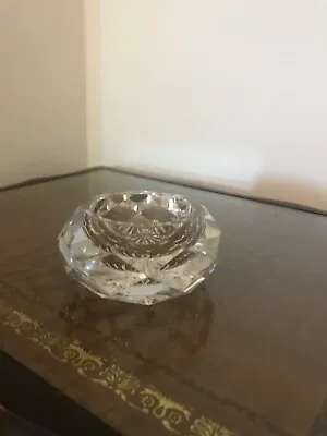 Buy Vintage Cut Glass Trinket Bowl • 3£