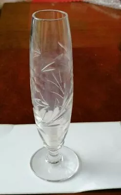 Buy Royal Doulton Cut Glass Berry Design Bud Vase Height  16cm 2.5cm Across BL009 • 5£