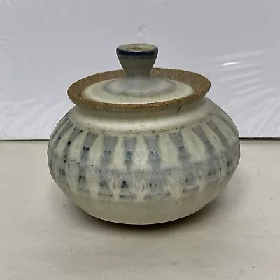 Buy 1960s Karen Karnes Signed Pottery Hand Thrown Wood Fired Covered Jar Urn Pot • 433.33£