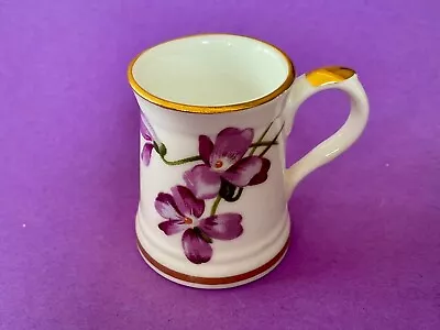 Buy Vintage Hammersley  Violets Miniature Tankard 4cm  High  • 6£