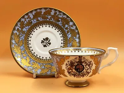 Buy Buckingham Palace Queen Elizabeth Ll Diamond Jubilee 2012 Tea Cup & Saucer Duo. • 350£