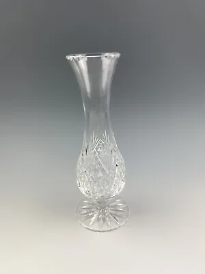 Buy Vintage Royal Brierley Long Neck Cut Crystal Vase • 14£