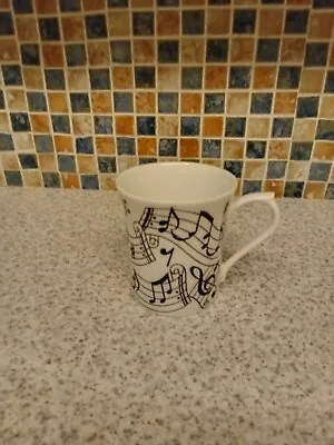 Buy Queen’s MUSICAL NOTES Fine China Mug MADE IN ENGLAND FOR BOOTS 8CM X 8.5CM HIGH • 4.99£