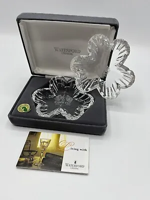 Buy Waterford Crystal Shamrock Dish X2. Golf Ryder Cup 1999 & 2001 Etched Crystal. • 49.99£