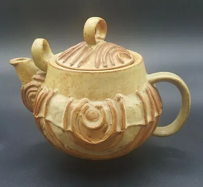 Buy Large Tea Pot Bernard Rooke Studio Art Stoneware Pottery Authentic  • 174.47£