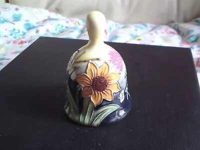 Buy Old Tupton Ware Hand Painted Bell- Gorgeous Flowers Design , 7 CMS. • 12.99£