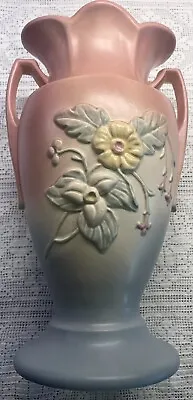Buy Estate Hull American Art Pottery USA W-18 12 1/2  13” H Vase Wildflower • 70.87£