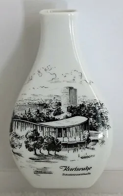 Buy Vintage Kaiser West Germany Porcelain Vase 5  Schwarzwaldhalle Karlsruhe • 9.59£