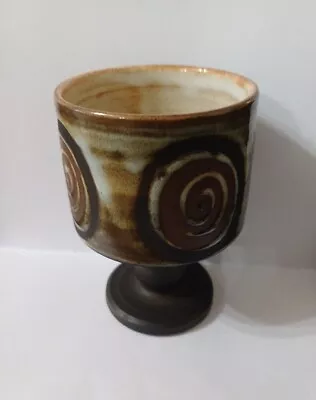 Buy Rare Vintage BRIGLIN Studio Pottery Goblet  -  Excellent Condition • 3.49£