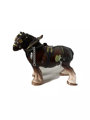 Buy Melba Ware England Shire Porcelain Clydesdale Horse BUDWEISER Figurine • 63.54£