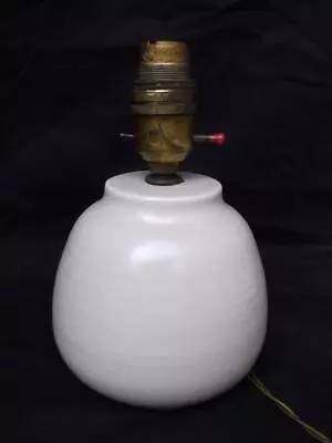 Buy VINTAGE 1940s - 1950s ENGLISH POOLE POTTERY TABLE LAMP . M2217 • 19.99£