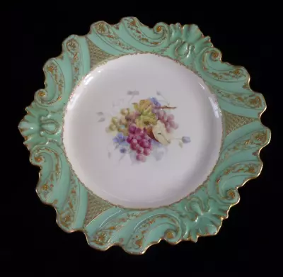 Buy Royal Worcester Antique Painted GRAPES Cabinet Plate. 9inch.  1890 • 28.99£
