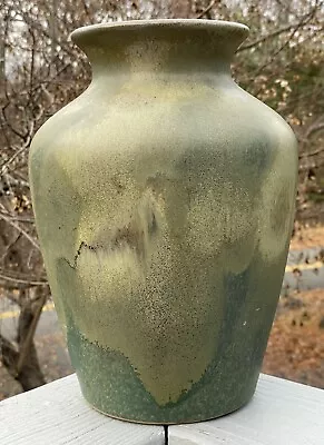 Buy 12  Vintage Blue - Green Drip Flambe Glazed Art Pottery Ceramic Vase • 81.85£