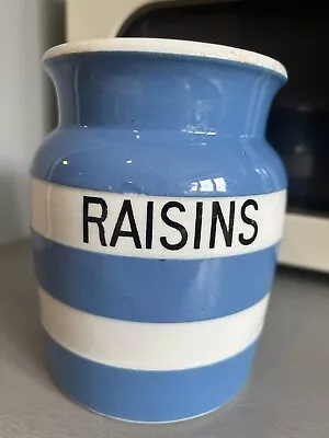 Buy Cornishware/t. G. Green Raisins Pot • 5£