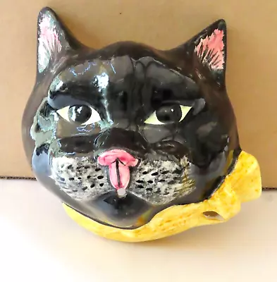Buy Babbacombe Pottery  String Dispenser  Black Cat With Yellow Bow • 29.50£