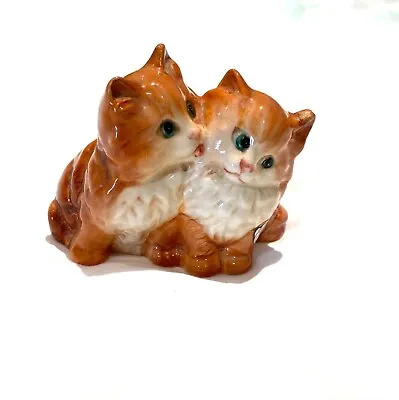 Buy Beswick 1316 Grooming Pair Of Blue Eyed Ginger & White Cats • 24£