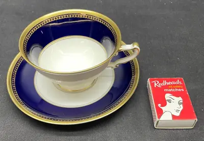 Buy Stunning Unused 1950's Cobalt Blue & Gold Duo H & C Germany Number 16453. • 25.34£