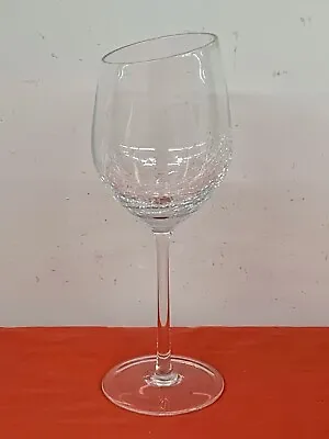 Buy Pier 1,  Angled Rim, Crackle Glass Wine Goblet  (one) • 18.85£