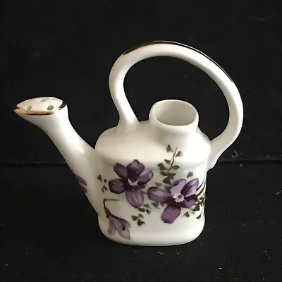 Buy Hammersley China Victorian Violets Miniature Watering Can- Vintage • 2.99£