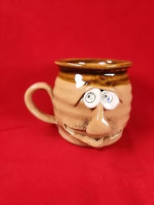 Buy Pretty Ugly Pottery Coffee Mug Cup Face Handmade In Wales Glazed Stoneware • 9.99£
