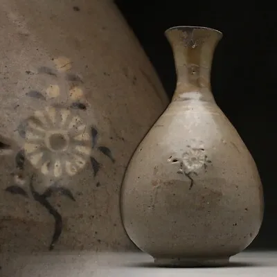 Buy Antique Korean Ceramic Celadon Inlaid Goryeo Vase 12-13th Century • 397.17£