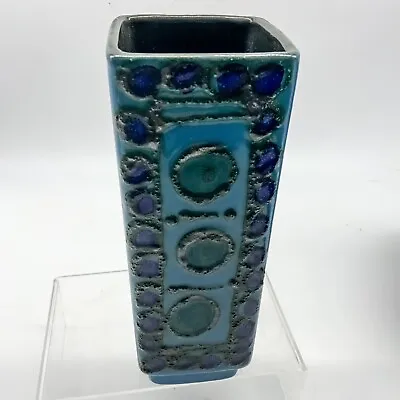 Buy Strehla Brutalist German Studio Pottery Vase 70s 19cm • 45£