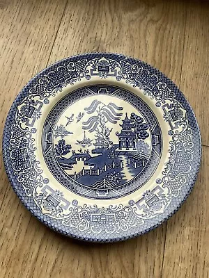 Buy Blue Willow Plate English Ironstone Tableware • 12.99£
