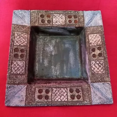 Buy Stunning Vintage 'troika' Pottery Square Shaped Design, By Alison Brigden • 85£