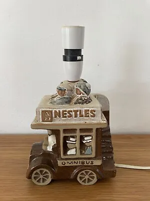 Buy Vintage Tremaen Pottery Cornwall Stoneware Pottery Bus. Nestles. Lamp Stand • 25£
