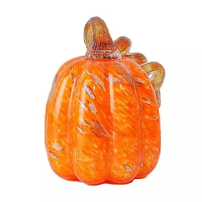 Buy Glass Pumpkin Decoration, Pumpkin Ornament For Halloween, • 19.50£