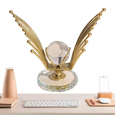 Buy Crystal Sphere Eagle Spreading Wings Ornaments Unique Wings Crystal Ball Home  • 15.56£