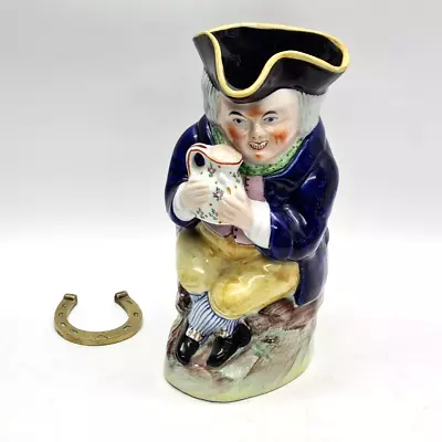 Buy Antique English Staffordshire Pottery Toby Jug • 145£