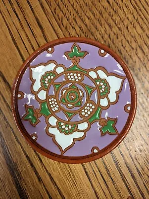 Buy Bonis Pottery Plate Hand Painted Rhodes Greece Floral Boho  Decor Trinket Dish • 18.90£