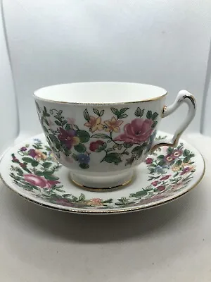 Buy Beautiful Fine Bone China Crown Staffordshire Tea Cup Flower Design • 4.50£