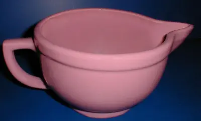 Buy Bauer American Art Pottery California Mauve Pink Batter Mixing Bowl Pitcher • 19.25£