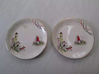 Buy Alfred Meakin Side Plates In The St Ives / Fisherman Design X 2 • 15£