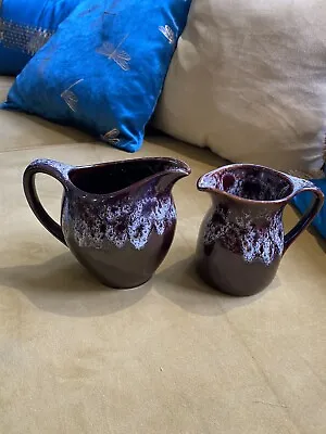 Buy Kernewek Pottery 2 X Small Jugs Excellent Condition • 12£
