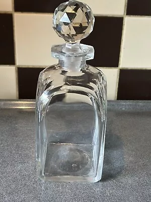 Buy Vintage Cut Glass Decanter Square Base Very Minor Damage See Images  • 4.20£