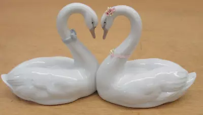 Buy LLADRO Endless Love Swans Figurine. Porcelain Figure With Box • 100£