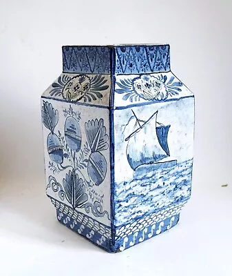 Buy Fine Large Antique 17th Century Tin Glazed Delft Ware Jar • 1,950£