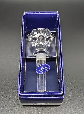 Buy Royal Doulton Finest Austrian  Lead Crystal Star Bottlestop.  Boxed • 15£