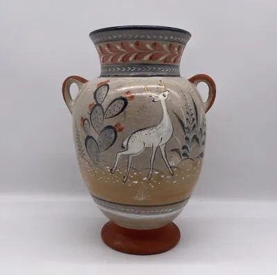 Buy Vintage Handmade Pottery Ceramic Vase Hand Painted • 33.63£