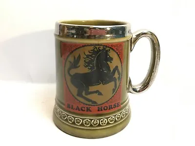 Buy Vintage Lord Nelson Pottery Black Horse Tankard Ye Olde Inn England • 21.60£