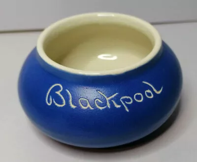 Buy Vintage 1960s Blue Devonware Squat Pot Dish - Blackpool Lancashire • 3.75£