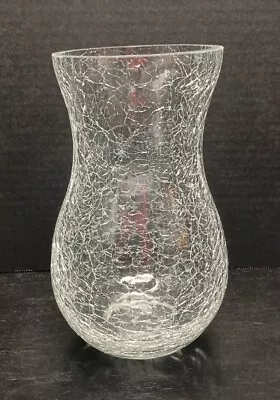 Buy Vintage Crackle Glass Vase 8  Boho  • 19.18£
